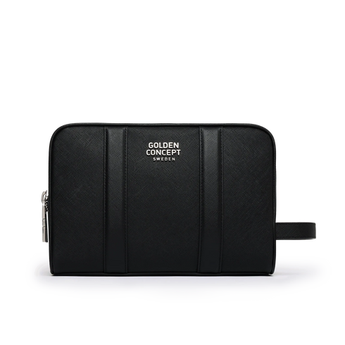 Toiletry Bag / Saffiano Leather - Large