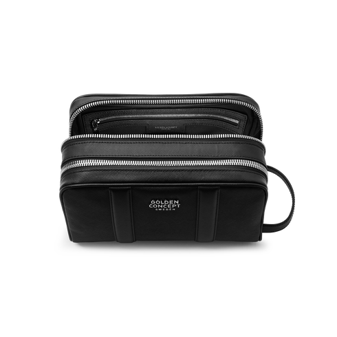 Toiletry Bag / Saffiano Leather - Large