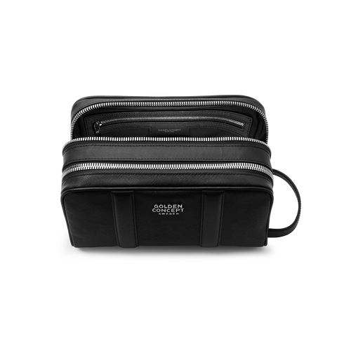 Toiletry Bag / Saffiano Leather - Large