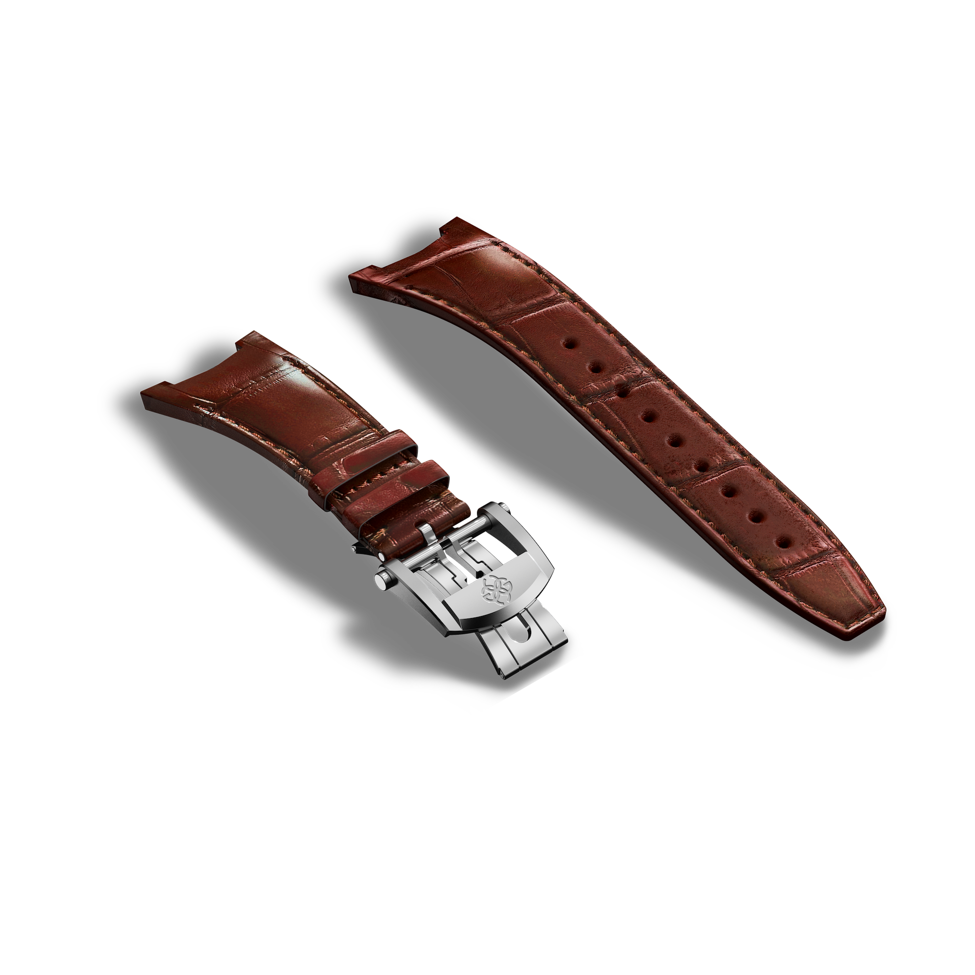Royal Watch Strap in Authentic Alligator Leather | GOLDEN CONCEPT
