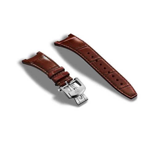 Automatic Watch Strap / Alligator - Brown