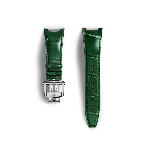 Automatic Watch Strap / Alligator - Green