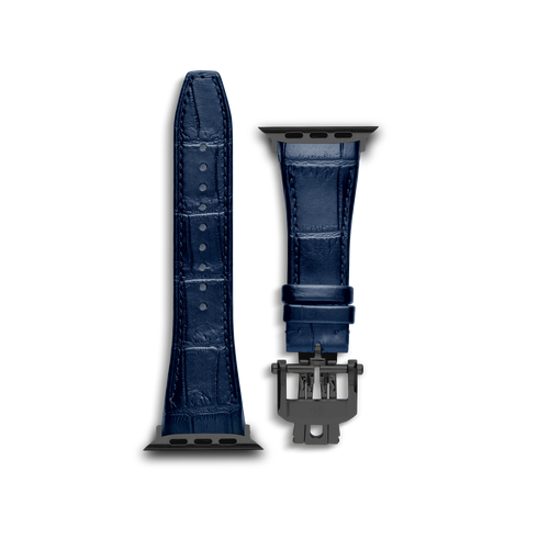 Apple Watch Strap / Leather - Blue
