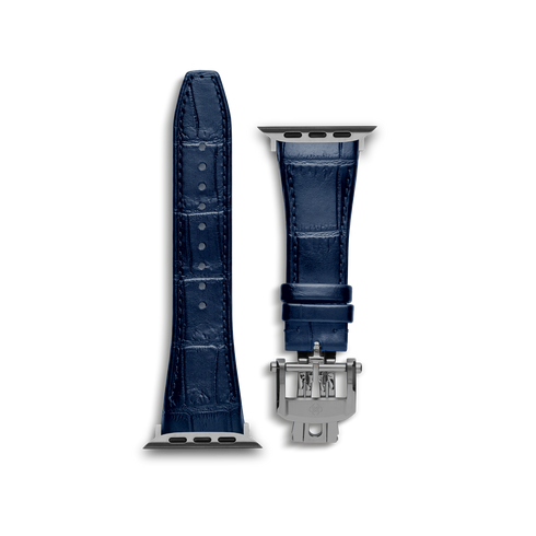 Apple Watch Strap / Leather - Blue