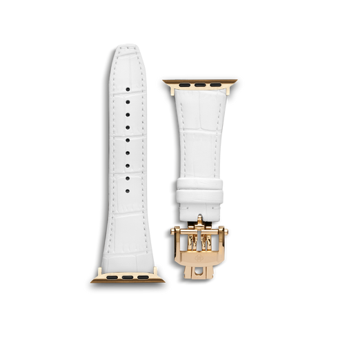 Apple Watch Strap / Leather - White