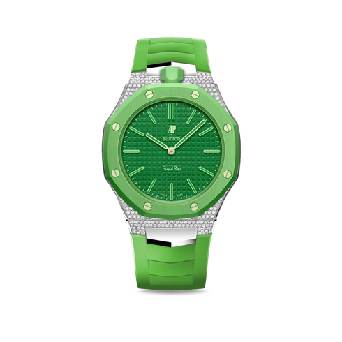 Pop Case - Iced Royal Sport Edition - GREEN EIGHT - 2x Strap Set
