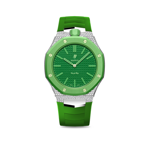 Pop Case - Iced Royal Sport Edition - GREEN EIGHT - 2x Strap Set