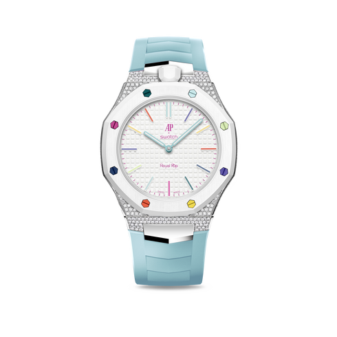 Pop Case - Iced Royal Sport Edition - HUIT BLANC - 2x Strap Set
