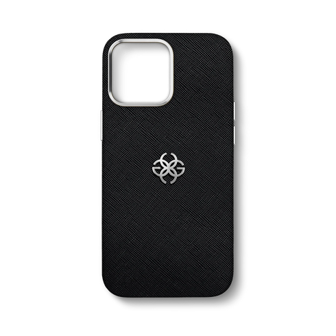 iPhone Case 15 - Saffiano Leather logo