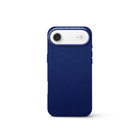 iPhone Case 17 - Full-Grain Leather - Deep Blue