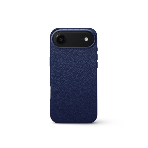 iPhone Case 17 - Full-Grain Leather - Midnight Blue