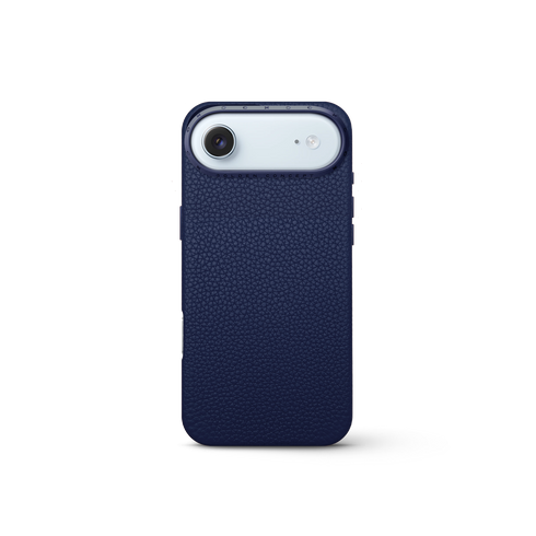 iPhone Case 17 - Full-Grain Leather - Midnight Blue