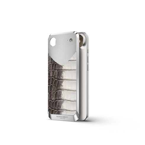 iPhone Case / RST17 - Magnetic Shield Crocodile Edition - Himalaya