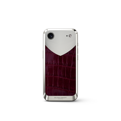 iPhone Case / RST17 - Magnetic Shield Alligator - Maroon