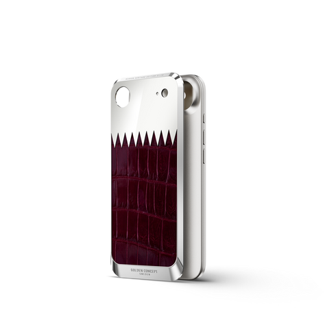 iPhone Case / RST17 - Magnetic Shield Alligator - Maroon Heritage