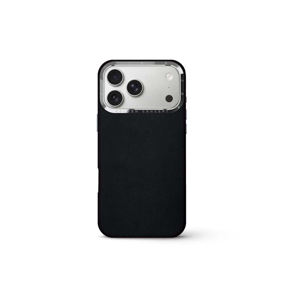 GOLDEN CONCEPT iPhone17Pro ケース Alcantara Blue Leather Case for iPhone 17 Pro, Pro Max & Air | GOLDEN CONCEPT™