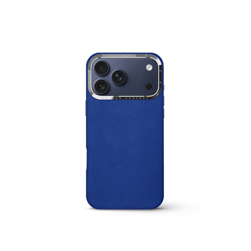 iPhone Case 17 - Alcantara - Midnight Blue