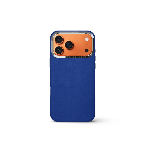 iPhone Case 17 - Alcantara - Midnight Blue