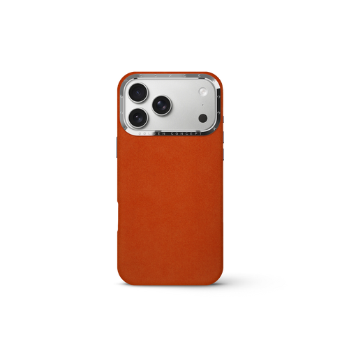 iPhone Case 17 - Alcantara - Orange