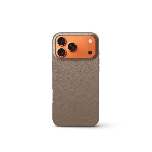 iPhone Case 17 - Full-Grain Leather - Sand