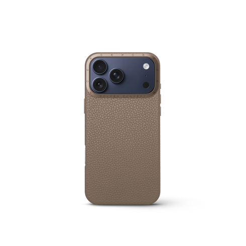 iPhone Case 17 - Full-Grain Leather - Sand