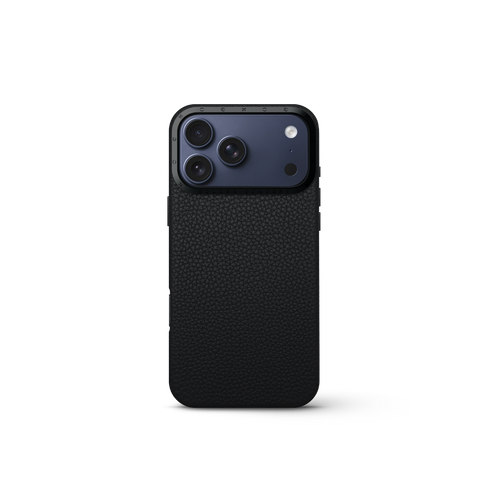 iPhone Case 17 - Full-Grain Leather - Black