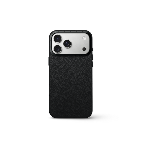 iPhone Case 17 - Full-Grain Leather - Black