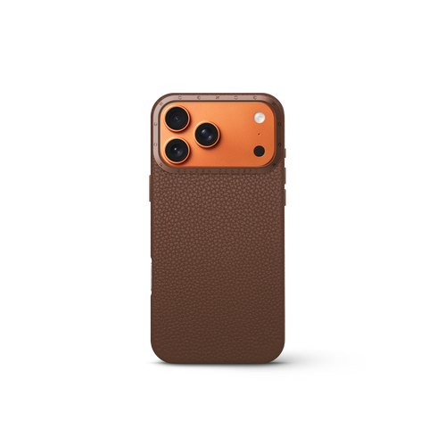 iPhone Case 17 - Full-Grain Leather - Chestnut