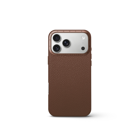iPhone Case 17 - Full-Grain Leather - Chestnut