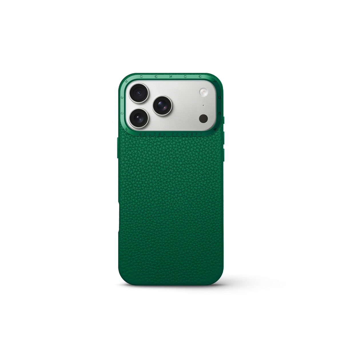 Green Leather Case for iPhone 17 Pro, Pro Max & Air | GOLDEN CONCEPT™ Green Leather Case for iPhone 17 Pro, Pro Max & Air | GOLDEN CONCEPT™