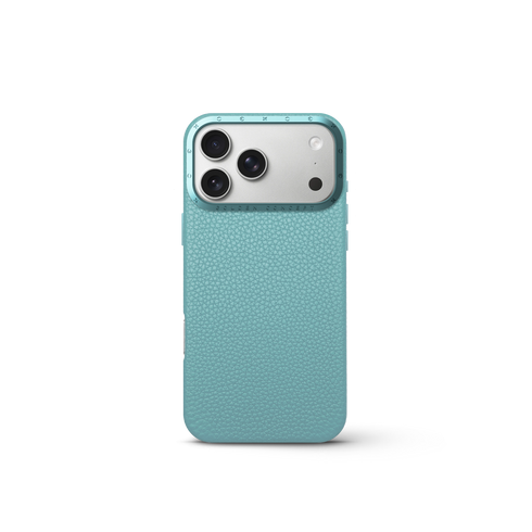 iPhone Case 17 - Full-Grain Leather - Sky
