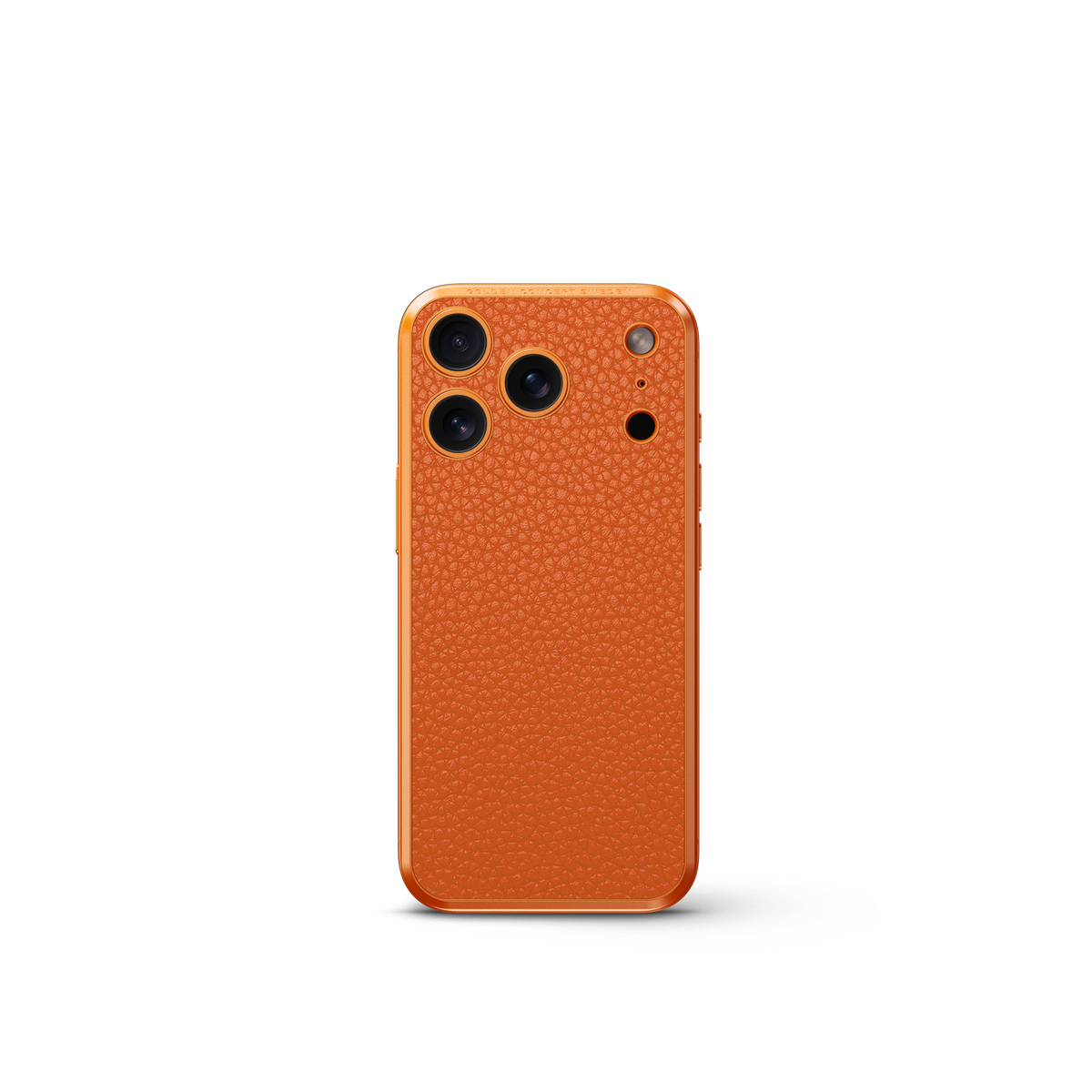 iPhone17 pro maxGOLDEN CONCEPT ケース オレンジ Full-Grain Leather Magnetic Shield Orange | GOLDEN CONCEPT™