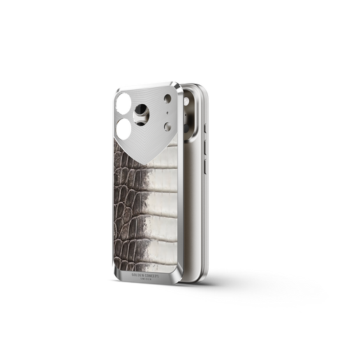 iPhone Case / RST17 - Magnetic Shield Crocodile Edition - Himalaya