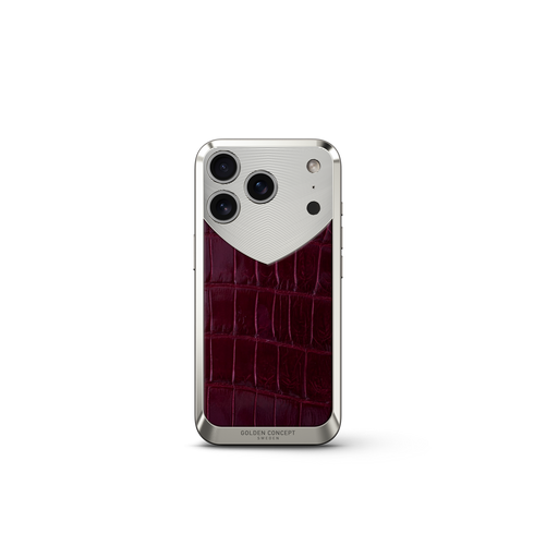 iPhone Case / RST17 - Magnetic Shield Alligator - Maroon