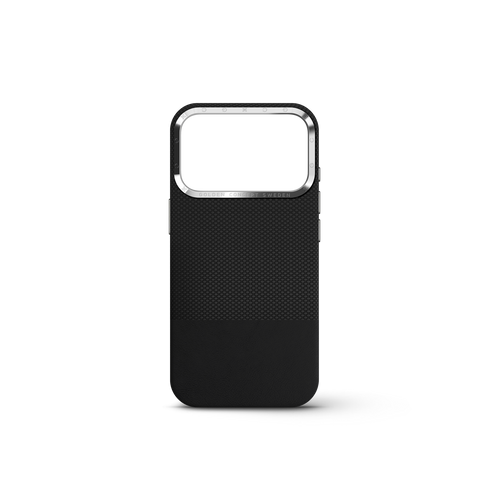 iPhone Case 17/18 - Vegan Leather - Black