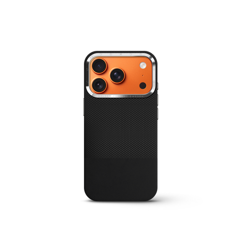 iPhone Case 17/18 - Vegan Leather - Black