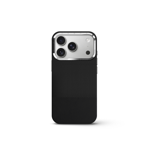 iPhone Case 17/18 - Vegan Leather - Black
