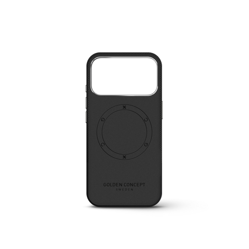 iPhone Case 17/18 - Vegan Leather - Black
