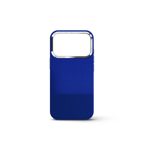 iPhone Case 17/18 - Vegan Leather - Deep Blue