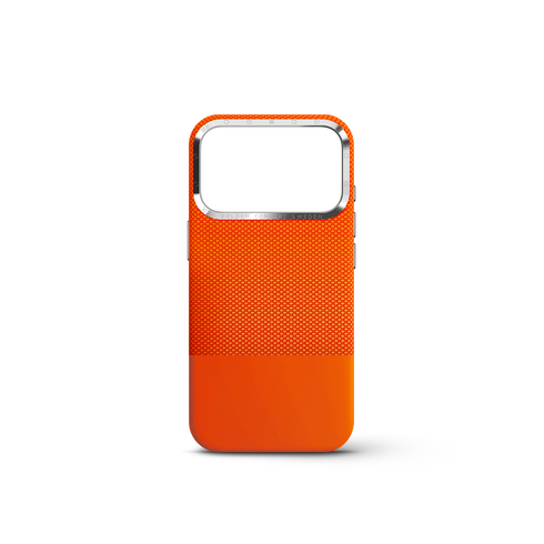 iPhone Case 17/18 - Vegan Leather - Orange