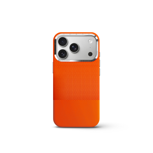 iPhone Case 17/18 - Vegan Leather - Orange