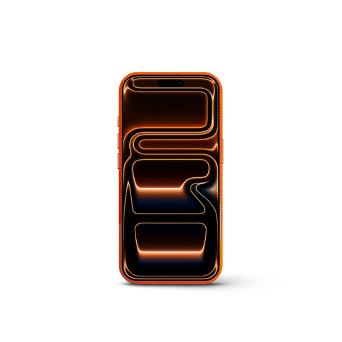 iPhone Case 17/18 - Vegan Leather - Orange