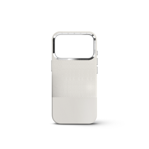 iPhone Case 17/18- Vegan Leather - White