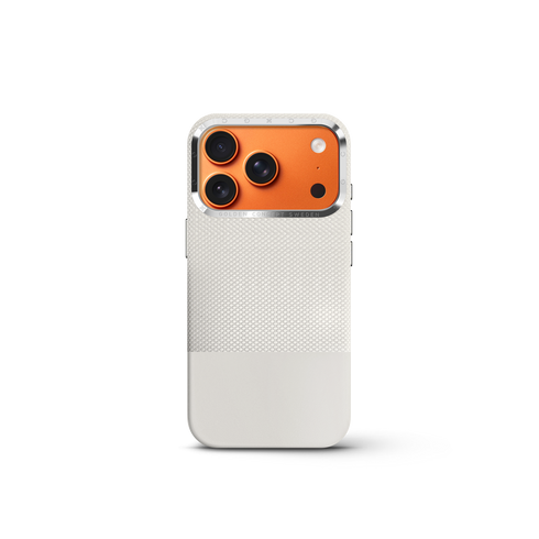 iPhone Case 17/18- Vegan Leather - White