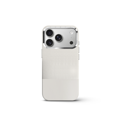 iPhone Case 17/18- Vegan Leather - White