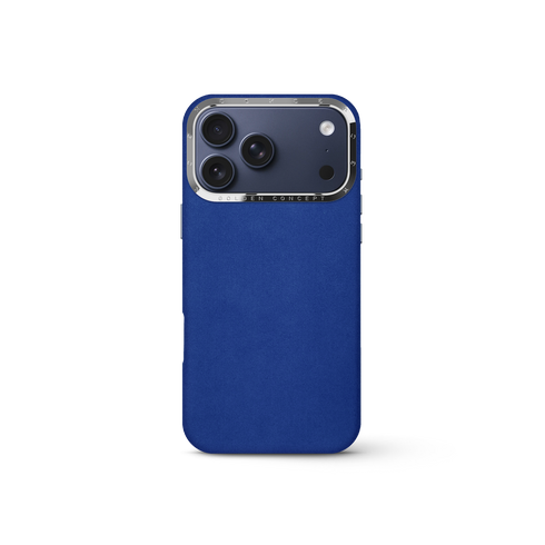 iPhone Case 17 - Alcantara - Midnight Blue