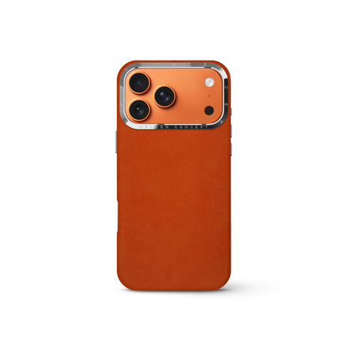 iPhone Case 17 - Alcantara - Orange