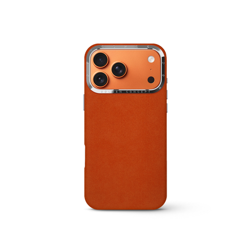 iPhone Case 17 - Alcantara - Orange