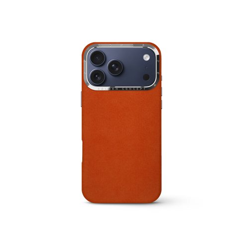 iPhone Case 17 - Alcantara - Orange