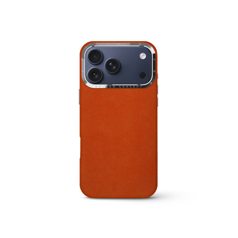 iPhone Case 17 - Alcantara - Orange